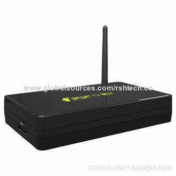 Media Player Google's Android Smart TV Box, Supports Google TV Market, XBMC Miracast and DLNA